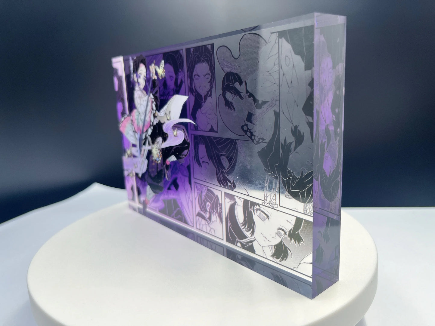 New Demon Slayer Creative High-value Bar Chi Tokitou Muichirou Acrylic Brick Computer Desktop Ornaments Anime Peripheral Gifts