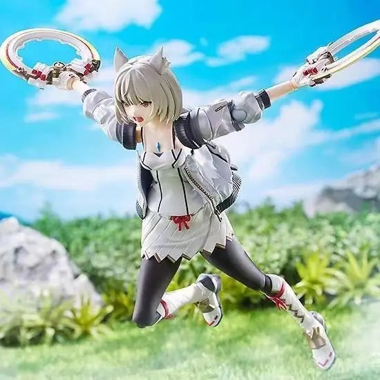 14cm Xenoblade 3 Mio Figure Model Statue with Multiple Accessories Game Girl Desktop Decoration Toy Gift - box