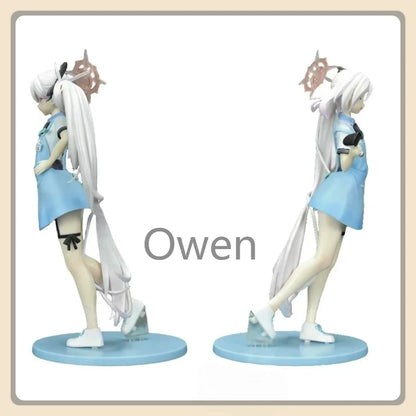 24cm Anime Blue Archive Figurine Mutsuki Cashier Action Figures PVC Cute Girl Statue Collection Model Peripheral Decor Toys Gift