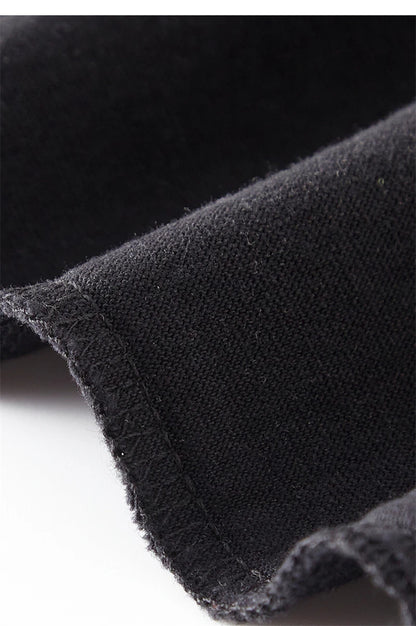 ZODF Men's Summer Batik Washed 250gsm T Shirts Retro Vintage Unisex Basic Loose Solid Cotton T-Shirt Brand Tops 2024 New HY0753