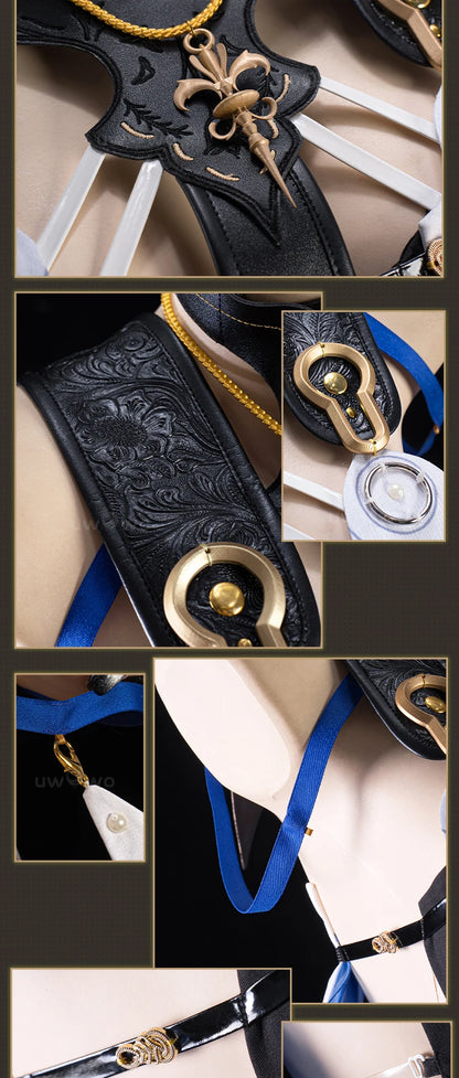 IN STOCK UWOWO Cartethyia Cosplay Game Wuthering Waves Cartethyia Cosplay Costume Cartethyia WuWa Cosplay Halloween Costume