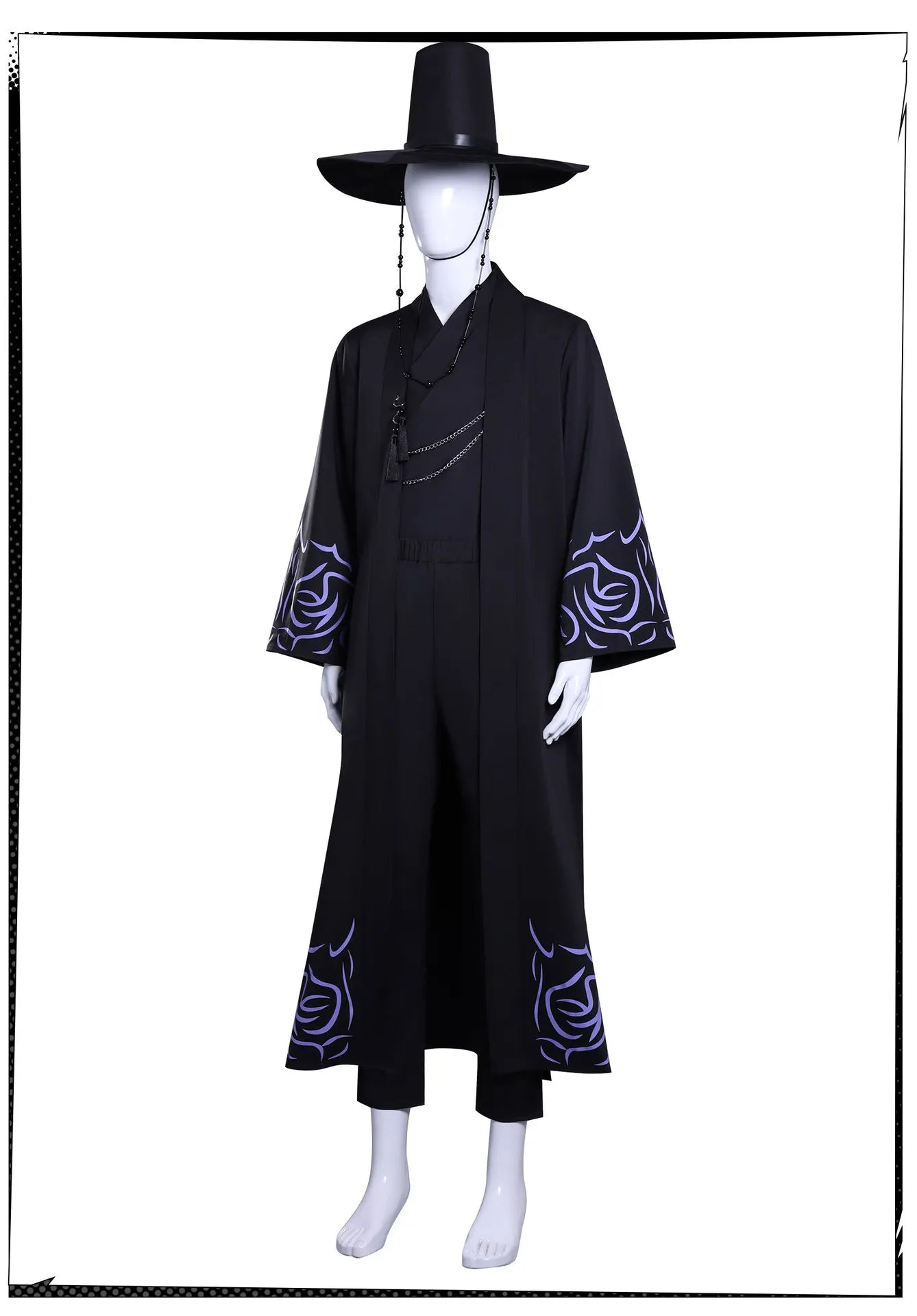 KPop Demon Hunters Saja Boys Cosplay Costume Jinu Saja Cosplay Black Robe Baby Abby Mystery Romance Outfit Halloween Women Men