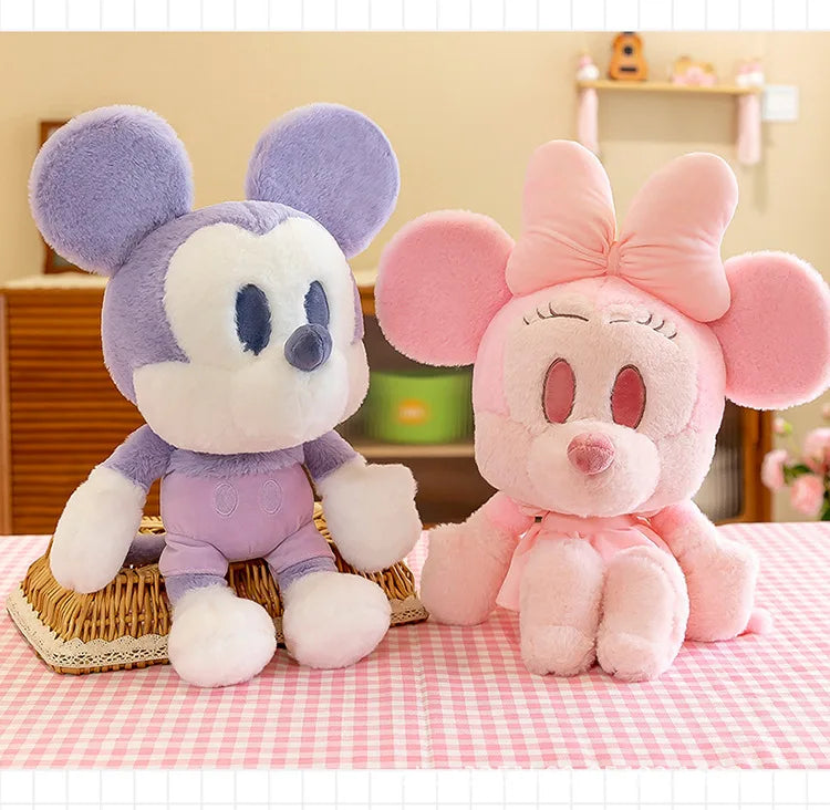 65/85/110cm Super Big Size Mickey Minnie Mouse Kawaii Anime Plush Stuffed Doll Disney Cartoon Plush Pillow Children Holiday Gift