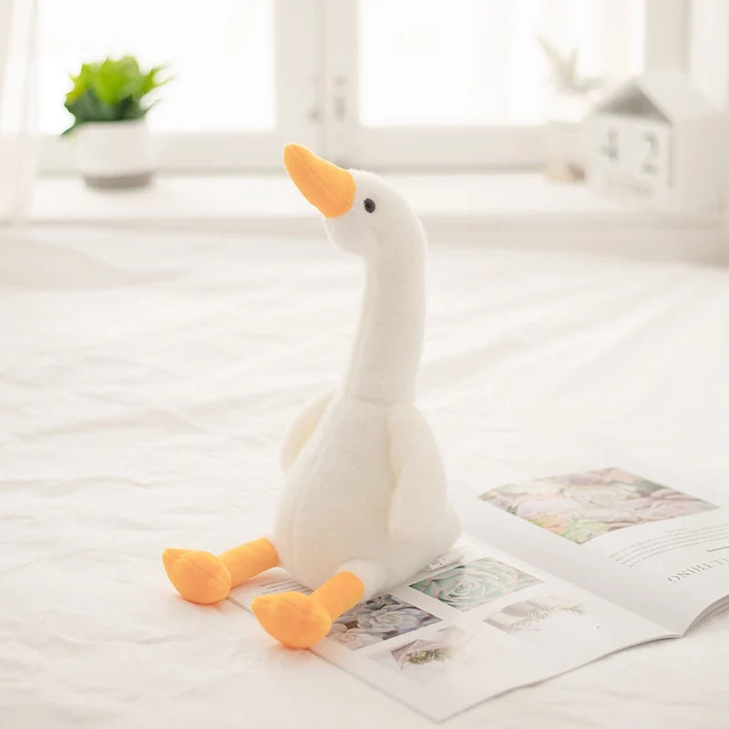 32-90cm Cute Duck Plush Toy Stuffed Animal Big Goose Dolls Large Soft Sleeping Hug Pillow Girl Xmas Birthday Gift