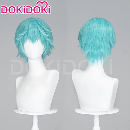 IN STOCK MIKUOO Mikuu Wig Game Cosplay DokiDoki Men 35cm Short Hair Rabbit Hole Men Ver Free Wig Cap