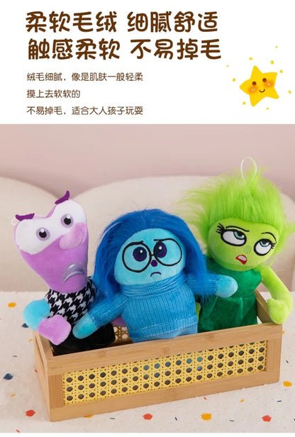 New Inside Out 2 Plush Anxiety Doll Cute Joy Fear Anger Disgust Sadness Riley Plushish Toys Collection Model Toy Birthday Gift