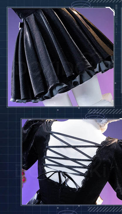 IN STOCK Mizi Sua Cosplay Costume Anime Alien Stage DokiDoki-R Women Sexy Costume Third Anniversary Rabbit Cafe Dress Cosplay