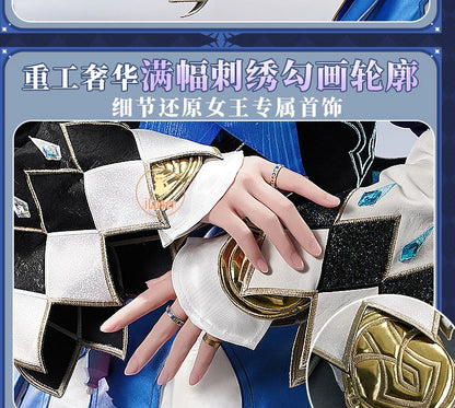 Honkai Star Rail Cerydra Cosplay Costume Wig Dress Uniform Headwear Game Outfit Halloween Party for Women Girls Role Play Props