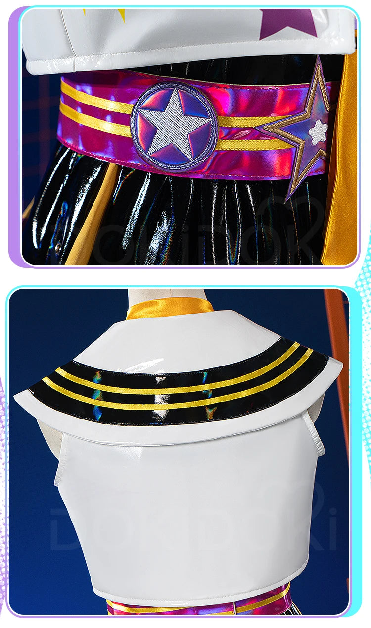 IN STOCK Rinn Lenn Lukaa Cosplay Costume【XS-2XL】DokiDoki-R Women Men Cute Short Dress Costume Muse Dash Rinn Cosplay Plus Size