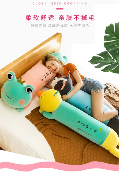 New70-130cm Monkey Doll Husky Plush Toy Frog Pillow Duck Doll Cute Plush Toys for Children Gifts