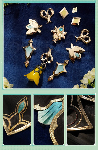 IN STOCK Firefly Cosplay Costume Game Honkai: Star Rail DokiDoki-SR HSR Female Cute Costume Outlet Firefly Cosplay Wig Halloween