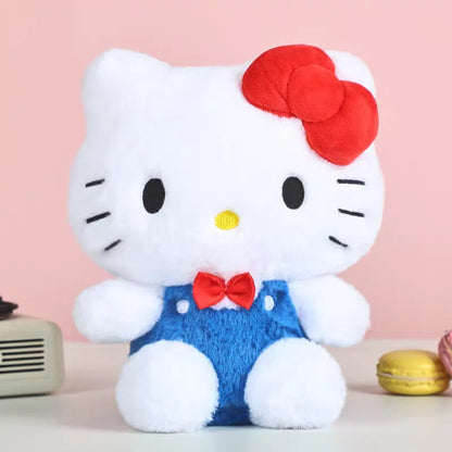 Genuine Sanrio 50th Anniversary Hello Kitty Stuffed Toys Pendant Plush Toys Doll Keyring Anime Keychain Birthday Christmas Gift