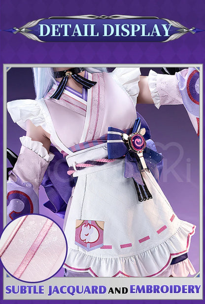 Yumemizuki Mizuki Cosplay Costume Game Genshin Impact【XS-2XL】DokiDoki-SR Women Cute Maid Dress Plus Size
