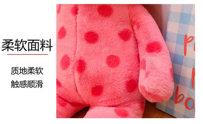 Cute Polka Dot Cat Plushie Doll Internet Famous Plush Toy Cat Doll Pillow Cushion for Girls Sleeping Gift Charming Skin-Friendly