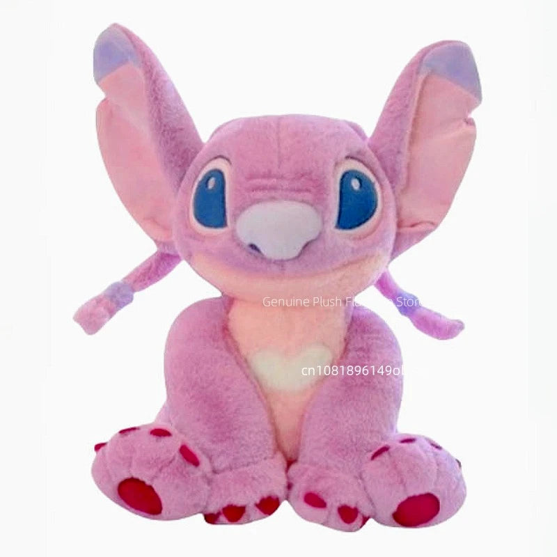 30/45/60/80CM Big Size Disney Stitch Cartoon Anime Plush Stuffed Doll Room Decoration Peluche Pillow  Plushies Ornaments Gifts