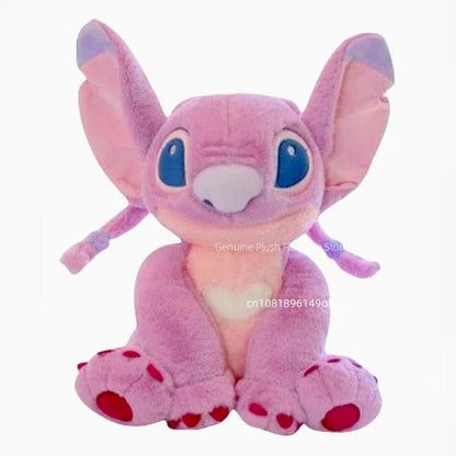30/45/60/80CM Big Size Disney Stitch Cartoon Anime Plush Stuffed Doll Room Decoration Peluche Pillow  Plushies Ornaments Gifts