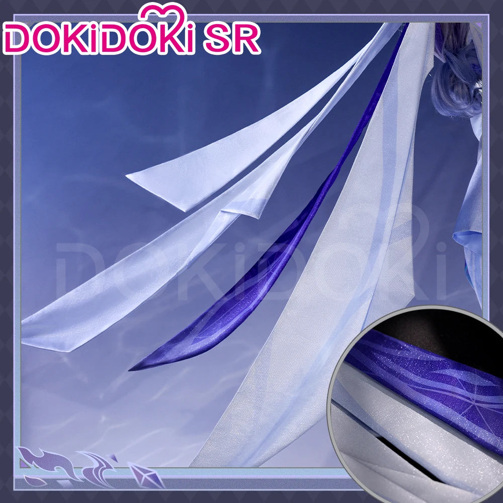 Skirk Cosplay Costume Game Genshin Impact【S-2XL】DokiDoki-SR Skirk Wig Women Halloween Costume Plus Size