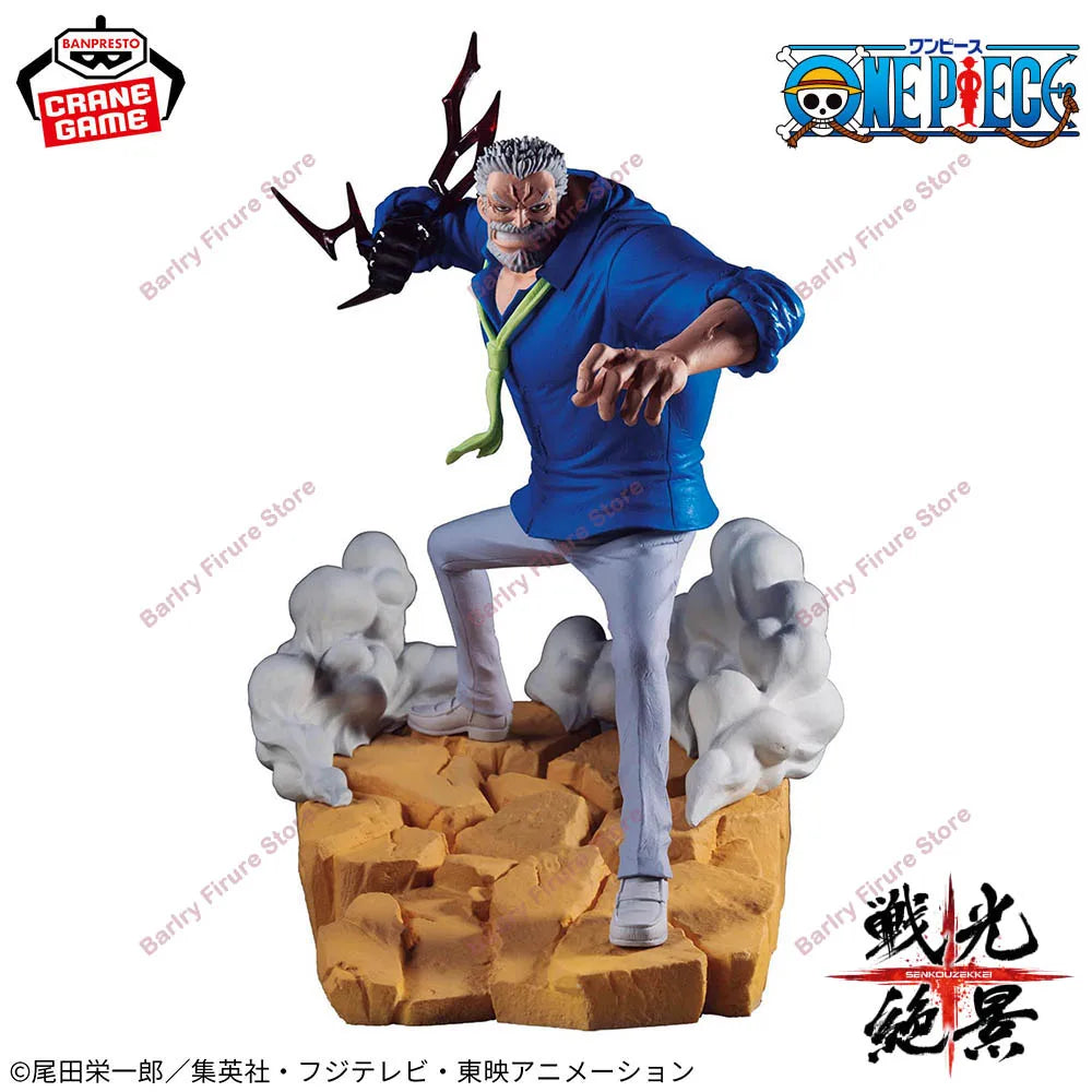 Bandai Banpresto One Piece Aokiji Kuzan Monkey D. Garp 17-19cm PVC Model