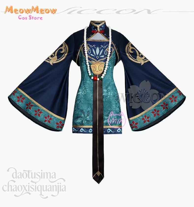 Project Sekai Mikkuu Little Zombie Cosplay Set Polyester