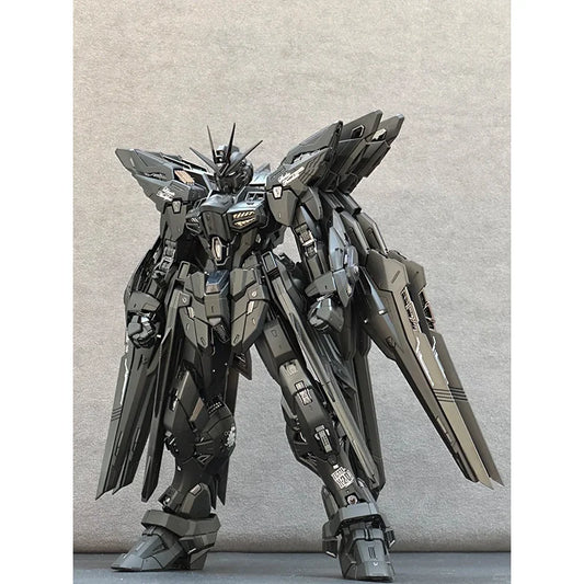 In Stock PIANXIN Strike Freedom MG 1/100 MGEX Assembly Model Kit Midnight Coating Action Figure Plastic Model Toys Kids Gift