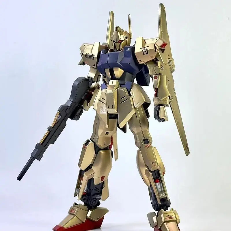 Wmh Wanmohui Jimo Club Hg Nu Baishi Pre-Sprayed Champagne Gold Model Kit – Action Figure Puzzle Assembly Toy Gift
