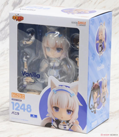 Anime NEKOPARA Figure OB11 #1238 Chocolates Vanilla Action Figure Cat Style Model PVC Static Toys Gift Doll Cat Maid 10cm