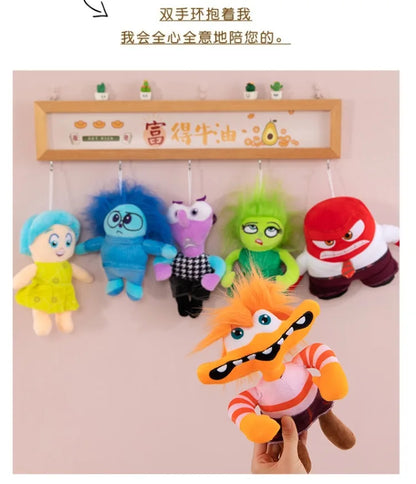 New Inside Out 2 Plush Anxiety Doll Cute Joy Fear Anger Disgust Sadness Riley Plushish Toys Collection Model Toy Birthday Gift