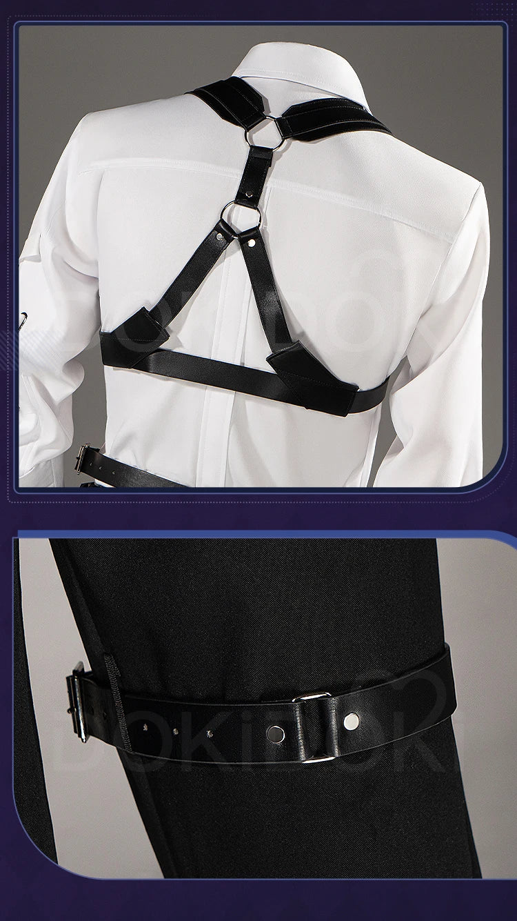 IN STOCK Sylus Rafayel Xavier Zayne Cosplay Costume Game Love and Deepspace【XS-2XL】DokiDoki-R White Grey Halloween Plus Size