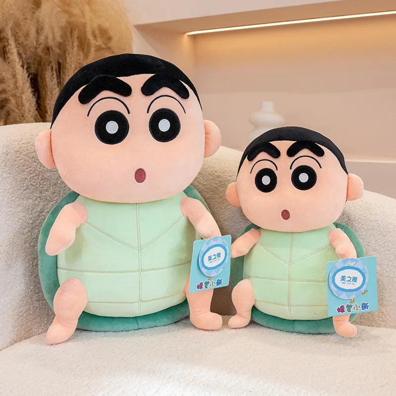 40cm Penguins Crayon Shin Chan Plush Toy Kawaii Tortoise Shin Chan Plushies Soothing Doll Cartoon Japanese Style Doll Gifts Gir