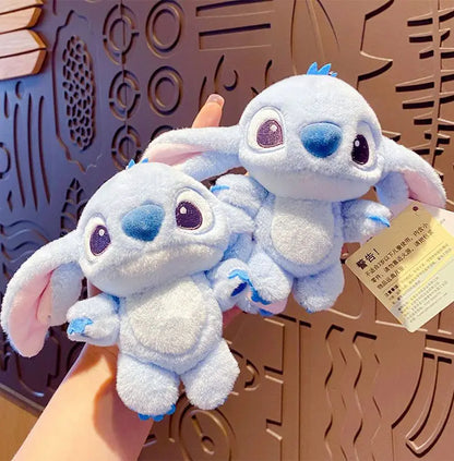 Disney Toy Story Stitch Kawaii Plush Toys Guitar Cartoon Stuffed Anime Bag Keychain Pendant Car Keyring Birthday Christmas Gifts