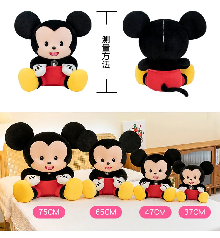 Cartoon Mickey Mouse Plush Toy Couple for Kids Birthday Xmas Gift Wedding Bed Doll Valentines Minnie Present Arcade Stuffed toy