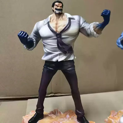 New 30cm One Piece Anime Figure Monkey·D·Garp Desk Decoration Hero Captain Kapp Model Toy For Acg Decoration And Collectibles