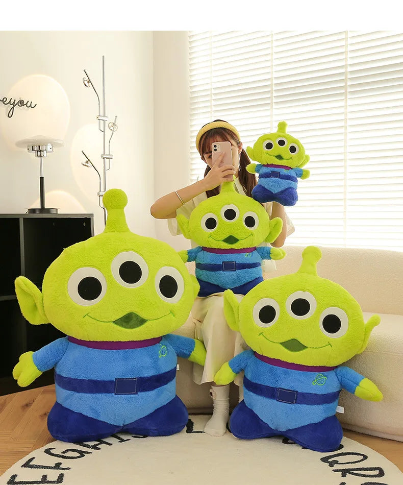 50/70/90cm Super Big Size Alien Disney Cartoon Anime Plush Stuffed Doll Cute Room Decorated Plushie Children Pillow Holiday Gift