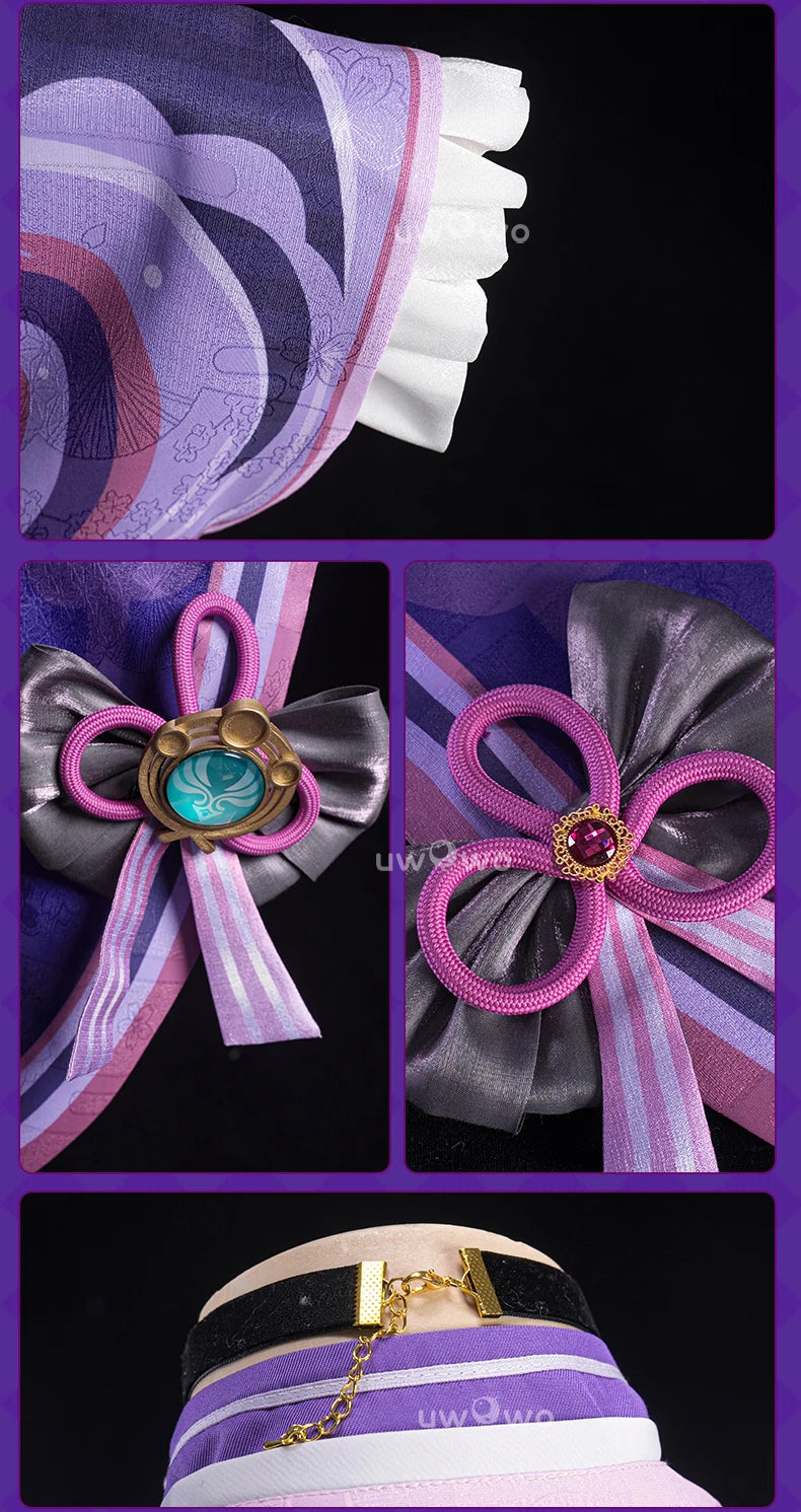 UWOWO Yumemizuki Mizuki Cosplay Game Genshin Impact Yumemizuki Mizuki Cosplay Costume Plus Size 3XL Halloween Costume