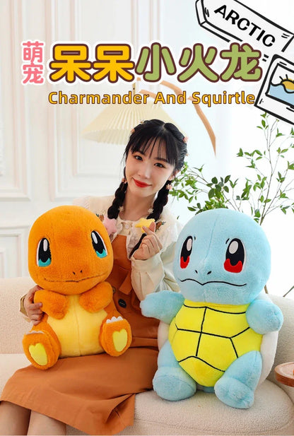 35/80cm Charmander Pokemon Plush Toys Large Anime Doll Cute Pillow Giant Pokémon Plushie Squirtle Stuffed Gift for Kid Christmas
