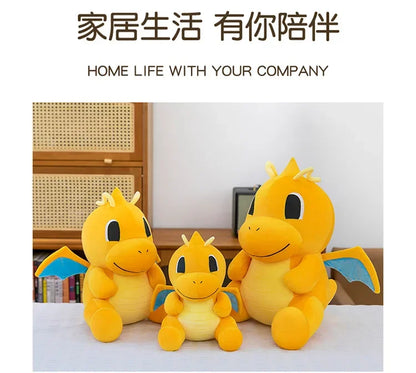 17/47cm Dragonite Pokemon Pillow Doll Lucario Plush Pokémon Plushie Anime Stuffed Toys Charizard Birthday Soft Gift for Children