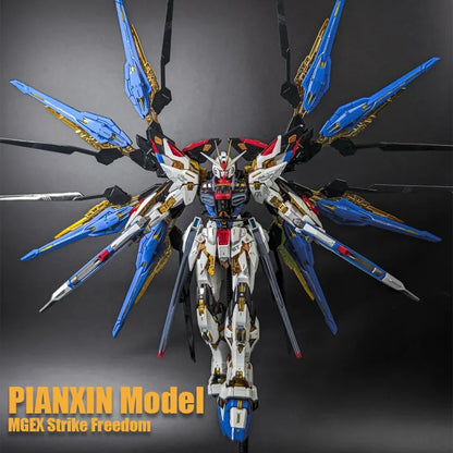 In Stock PIANXIN Strike Freedom Model MG 1/100 MGEX Assembly Model Kit KO Ver Action Figures Robot Plastic Model Toys Gifts