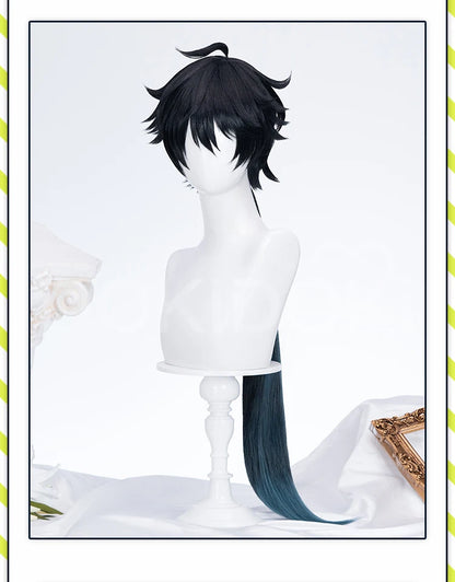 IN STOCK Evernight Cyrene Dan Heng Wig Game Honkai: Star Rail DokiDoki Dan Heng Permansor Terrae Horns Cyrene 120cm Wig