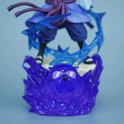 18.5cm Anime NARUTO Uchiha Sasuke PVC Action Figure Anya Forger Cosplay Statue Model Toy Gift