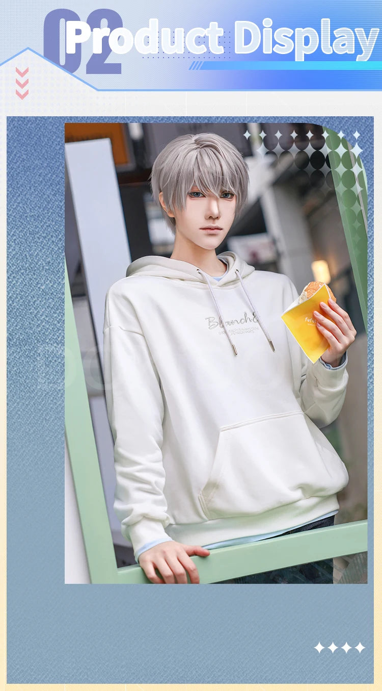 IN STOCK Xavier Cosplay Costume Game Love and Deepspace DokiDoki-SR Men Causal Wear Xavier Daily Hoodie Shen Xinghui