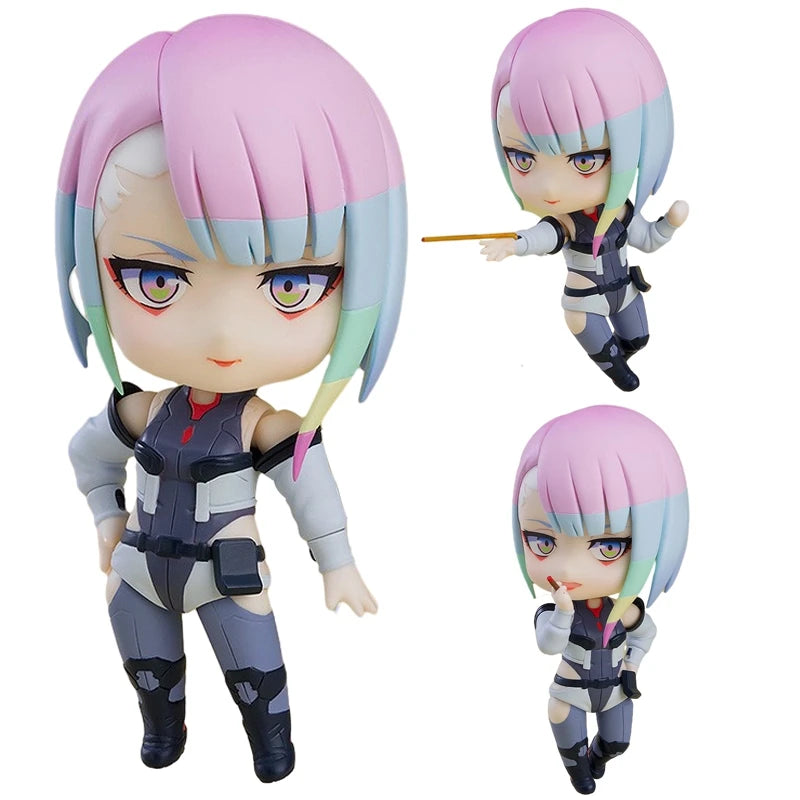 10cm Cyberpunk Edgerunners #2125 David Anime Figure & #2109 Lucy Action Street Boy Collection Toys - 2109 No Box