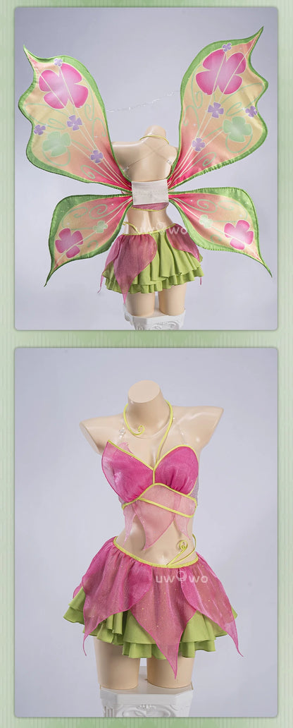 PRE SALE UWOWO Flora Cosplay Anime Flora S4 Fairy Club Transformation Cosplay Costume S-3XL Halloween Costume