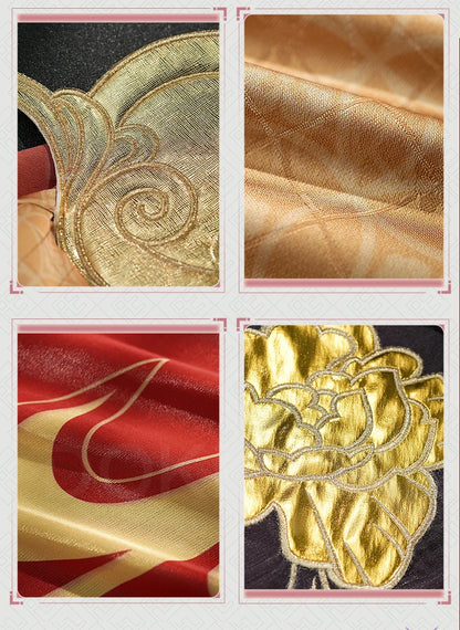 IN STOCK Fugue Cosplay Costume Game Honkai:Star Rail DokiDoki-SR Honkai Women Costume Tingyun Fugue Cosplay Ears Tail Christmas