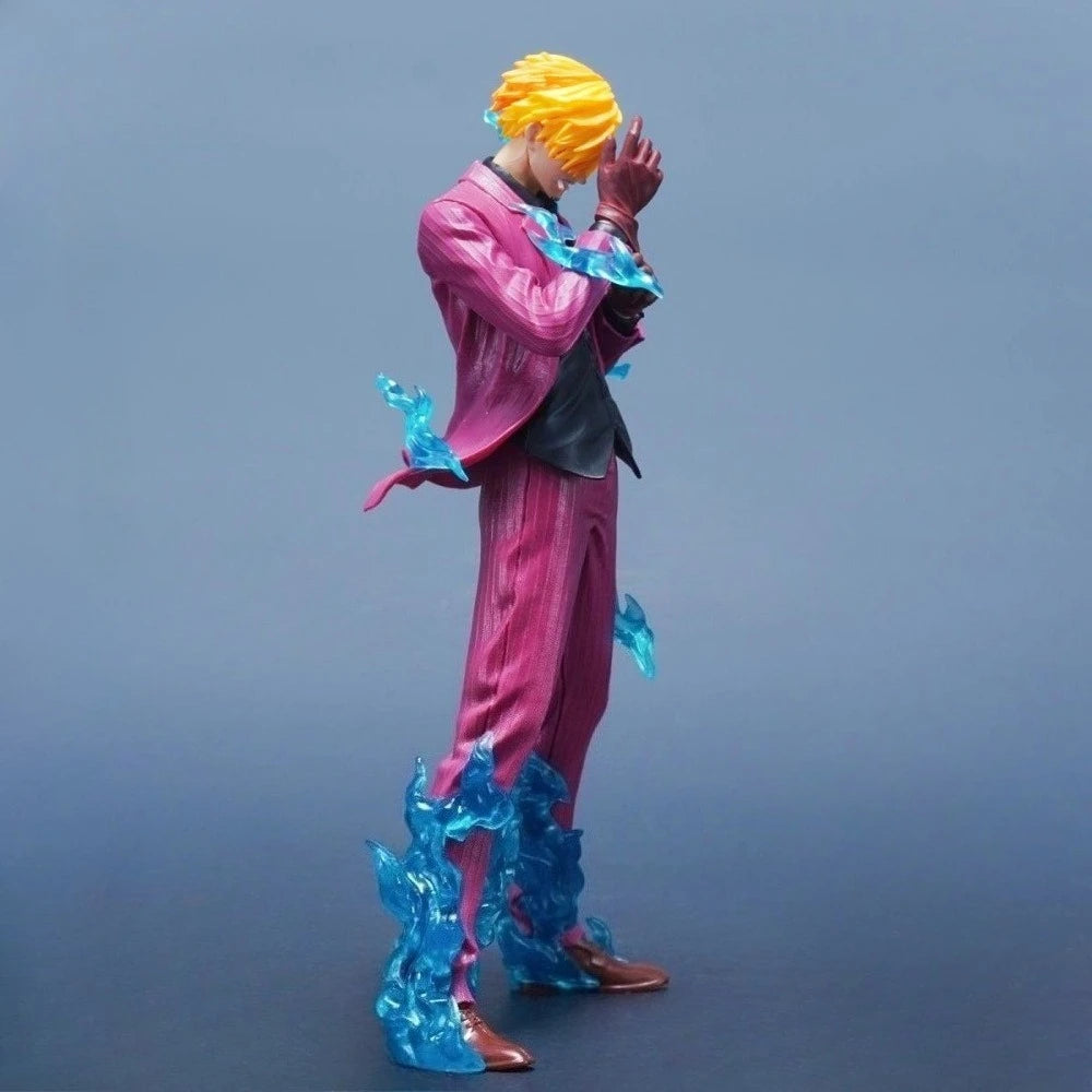 24cm Anime ONE PIECE Sanji PVC Action Figure Statue Desktop Ornament Model Toy Gift