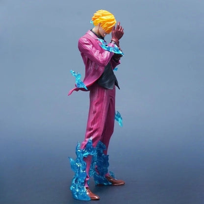 24cm Anime ONE PIECE Sanji PVC Action Figure Statue Desktop Ornament Model Toy Gift