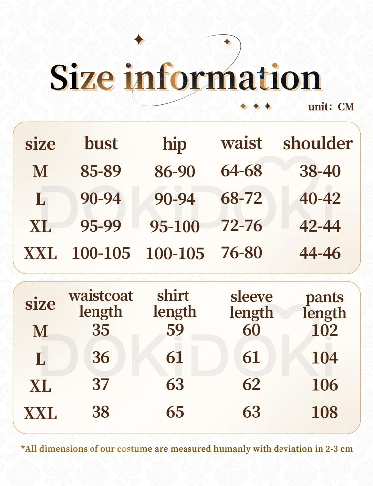 Sunday Doujin Cosplay Costume Game Honkai: Star Rail【M-2XL】DokiDoki-SR HSR Sunday Cosplay Wings Plus Size