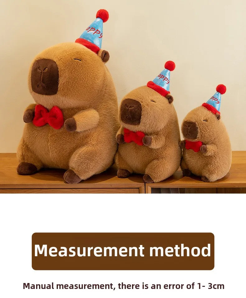 Cute Hat Dolphin Cloth Doll Plush Toy Capibala Backpack Turtle Room Decoration Sofa Cushion Girls Children's Day Gift Cloth Doll