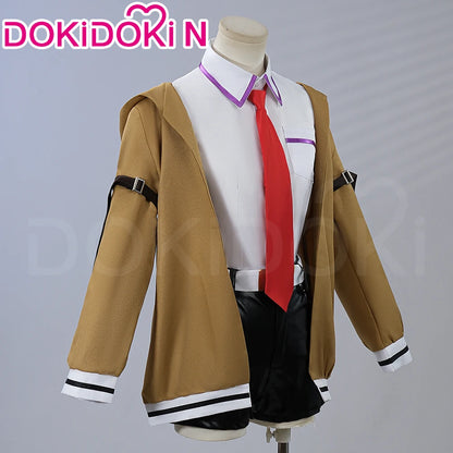 Makise Kurisu Cosplay Costume Game Steins Gate Cosplay【S-2XL】DokiDoki-N Women Uniform Costume Makise Kurisu Cosplay Plus Size