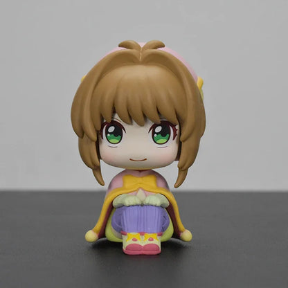 10cm Anime Cute Cerberus Mini Figurine Cardcaptor Sakura Action Figures  PVC Collection Model Toys Birthday Doll Magical Girls