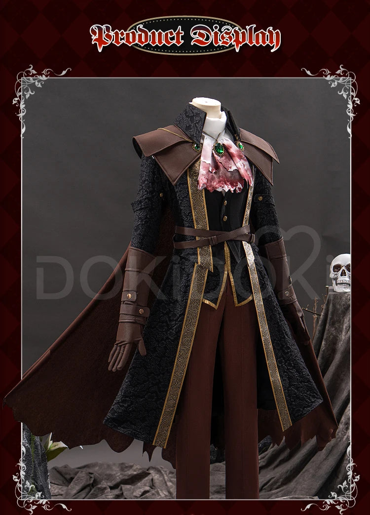IN STOCK Lady Maria Cosplay Costume Game Bloodborne【S-2XL】DokiDoki-R Women Halloween Costume Hat Plus Size
